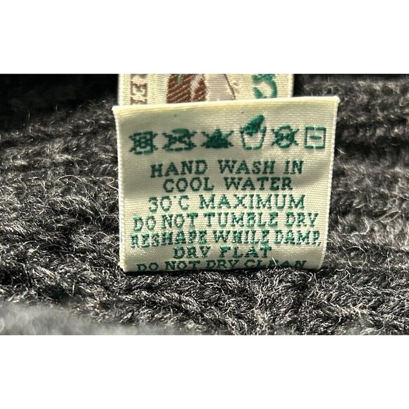 Aran Crafts Black Cable Knit Cardigan - Picture 10 of 10